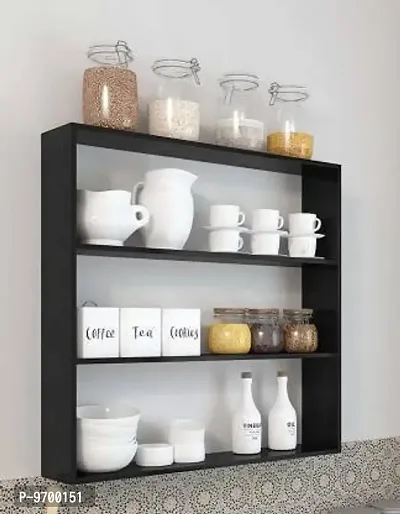 Floating Wall Shelf  Wall Mounted Display Storage for Living Room Shelves-thumb0