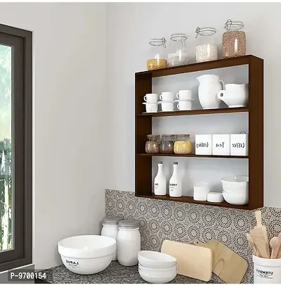 Floating Wall Shelf  Wall Mounted Display Storage for Living Room Shelves-thumb0