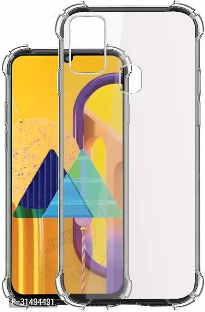 Back Cover for Samsung Galaxy M30s Transparent Grip Case Pack of 1