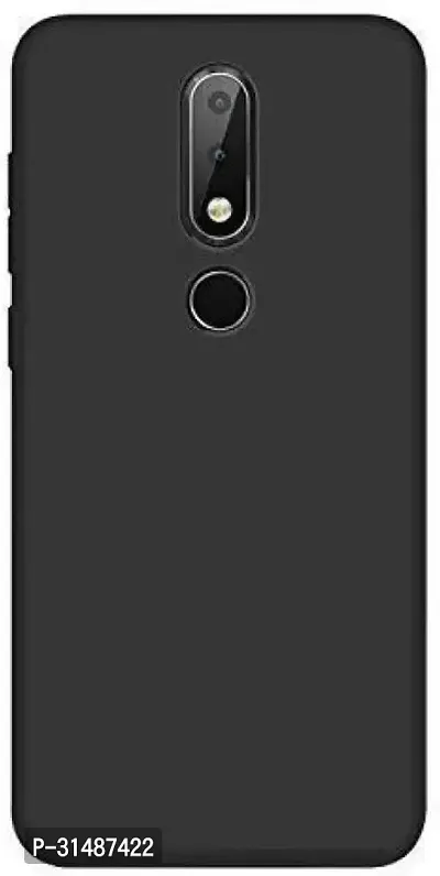 Back Cover for NOKIA 7.1 2018 Black Grip Case Pack of 1