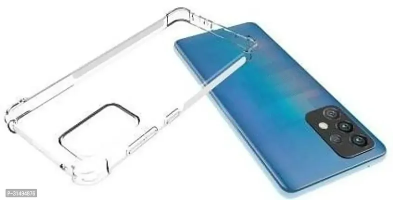 Back Cover for SAMSUNG GALAXY A522 Transparent Grip Case Pack of 1