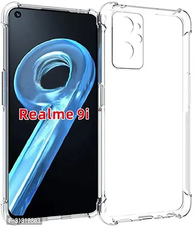 ROYALBASE Back Cover for Realme 9i Transparent Grip Case Silicon Pack of 1-thumb0