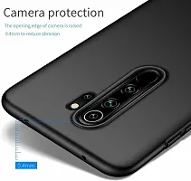 ROYALBASE Back Cover for Redmi Note 8 Pro Black Grip Case Silicon Pack of 1-thumb2