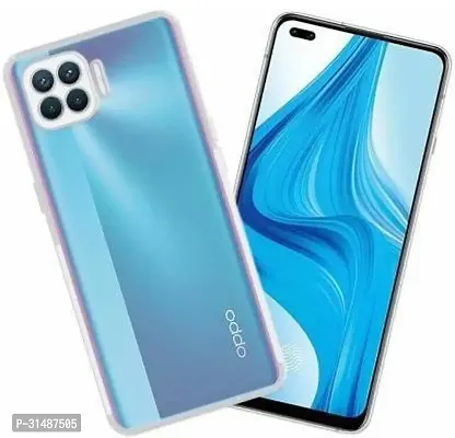 Back Cover for OPPO F17 PRO Transparent Grip Case Pack of 1-thumb0