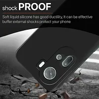 Back Cover for OPPO Reno11 5G Black Grip Case Silicon Pack of 1-thumb2