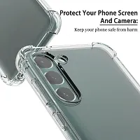 ROYALBASE Back Cover for SAMSUNG Galaxy S23 FE Transparent Camera Bump Protector Silicon Pack of 1-thumb3