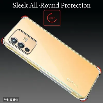 ROYALBASE Back Cover for Vivo V23 Pro 5G Transparent Grip Case Silicon Pack of 1-thumb5