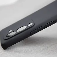 Back Cover for Vivo V25 Pro 5G Black Grip Case Silicon Pack of 1-thumb2