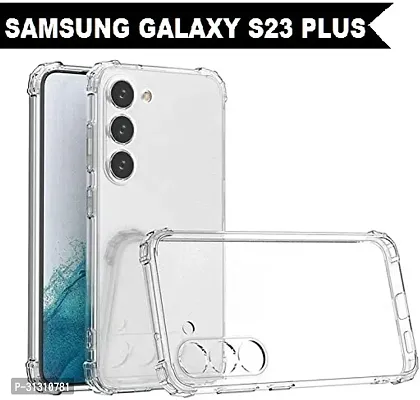 ROYALBASE Back Cover for Samsung Galaxy S23 Plus Transparent Camera Bump Protector Silicon Pack of 1