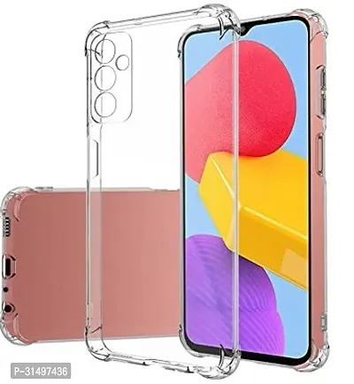 ROYALBASE Back Cover for Samsung Galaxy M13 4G Transparent Grip Case Silicon Pack of 1-thumb0