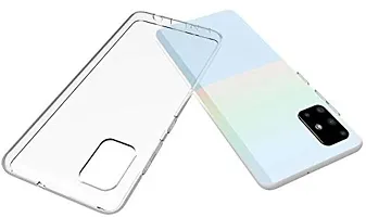 Back Cover for Samsung Galaxy A51 Transparent Grip Case Pack of 1-thumb4