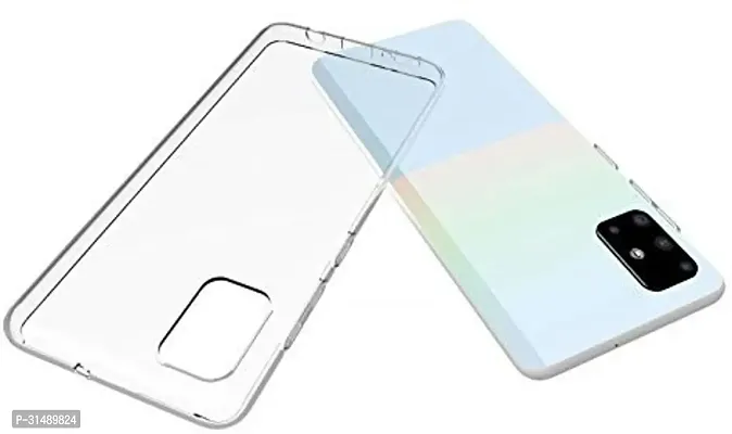 Back Cover for Samsung Galaxy A51 Transparent Grip Case Pack of 1-thumb5