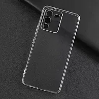 ROYALBASE Back Cover for Vivo V25 Pro 5G Transparent Grip Case Silicon Pack of 1-thumb3