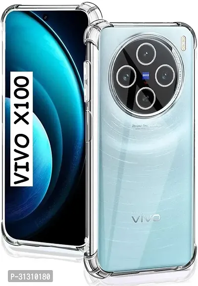 ROYALBASE Back Cover for Vivo X100 5G BM Transparent Grip Case Silicon Pack of 1-thumb0