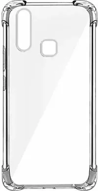 Back Cover for Vivo U20 Transparent Grip Case Silicon Pack of 1-thumb3