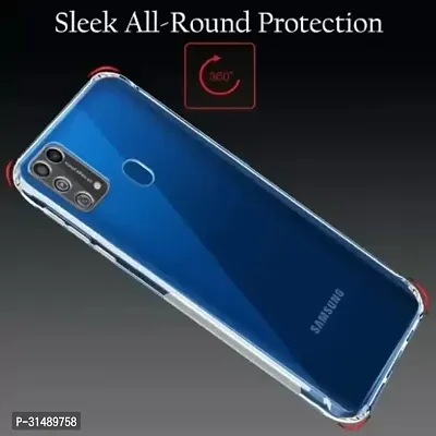 Back Cover for Samsung Galaxy M31 Transparent Silicon Pack of 1-thumb5