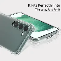 Back Cover for SAMSUNG Galaxy S23 FE Transparent Camera Bump Protector Silicon Pack of 1-thumb1