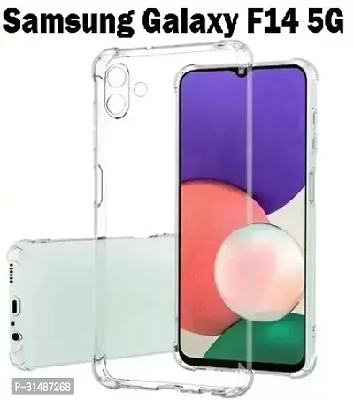 Back Cover for Samsung Galaxy F14 5G Transparent Camera Bump Protector Silicon Pack of 1-thumb0