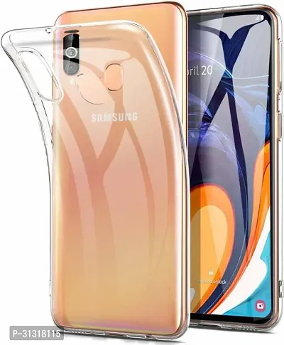 ROYALBASE Back Cover for SAMSUNG GALAXY M40 Transparent Grip Case Silicon Pack of 1