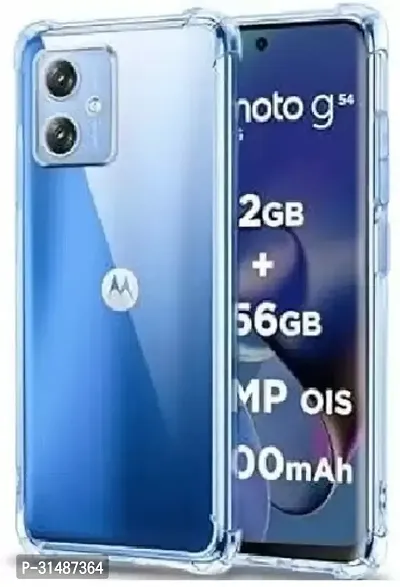 Back Cover for MOTOROLA g54 5G Transparent Camera Bump Protector Silicon Pack of 1-thumb0