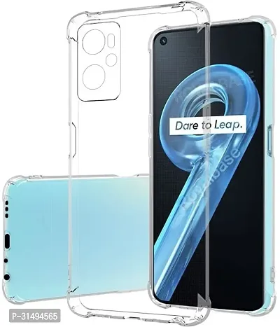 Back Cover for Realme 9i Transparent Grip Case Silicon Pack of 1-thumb0