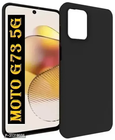 ROYALBASE Back Cover for Moto G73 5GMotorla G73 5G Black Grip Case Pack of 1-thumb0