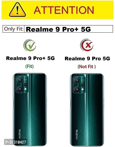 ROYALBASE Back Cover for Realme 9 Pro Plus 5G Realme 9 Pro+ 5G Black Camera Bump Protector Pack of 1-thumb2