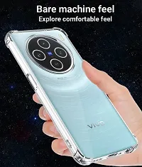 Back Cover for vivo X100 5G Transparent Camera Bump Protector Silicon Pack of 1-thumb2