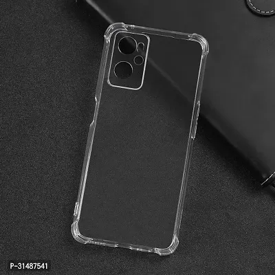 Back Cover for Realme 9i Transparent Grip Case Silicon Pack of 1-thumb5