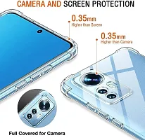 ROYALBASE Back Cover for Mi 12 ProRedmi 12 Pro Transparent Camera Bump Protector Silicon Pack of 1-thumb2