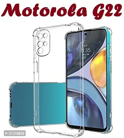 ROYALBASE Back Cover for Moto G22Motorola G22Motorola Moto G22 Transparent Camera Bump Protector Silicon Pack of 1-thumb0