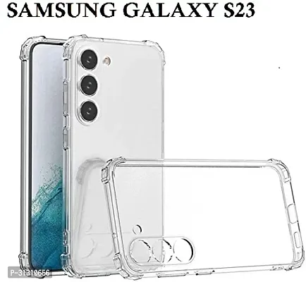 ROYALBASE Back Cover for Samsung Galaxy S23 Transparent Shock Proof Silicon Pack of 1