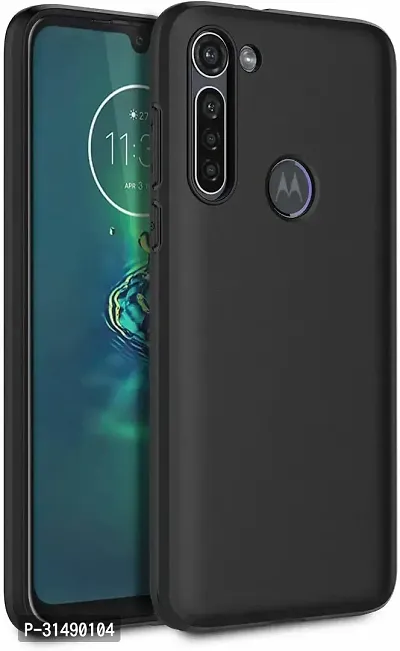 Back Cover for Motorola One Fusion PlusMoto One Fusion PLus Black Grip Case Silicon Pack of 1-thumb0