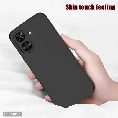 ROYALBASE Back Cover for Redmi 13C 5G CA Black Silicon Pack of 1-thumb2