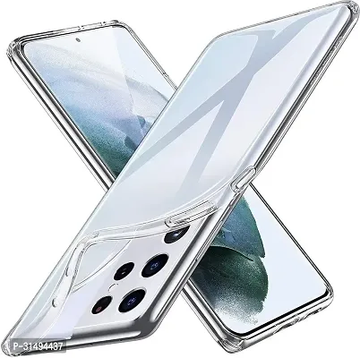 Back Cover for Samsung Galaxy S21 Ultra Transparent Grip Case Pack of 1-thumb0