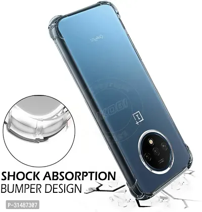 Back Cover for OnePlus 7T Transparent Grip Case Pack of 1-thumb2