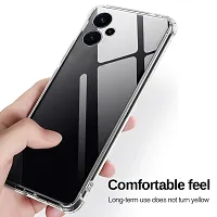 ROYALBASE Back Cover for POCO F5 5G Transparent Grip Case Pack of 1-thumb3