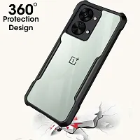 ROYALBASE Back Cover for Oneplus Nord 2T 5G Black Camera Bump Protector Pack of 1-thumb1