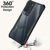 Back Cover for iQOO 9 SE 5G Black Grip Case Silicon Pack of 1-thumb3