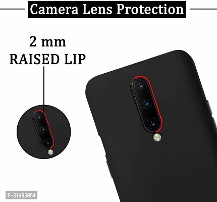 ROYALBASE Back Cover for ONEPLUS 7 PRO Black Grip Case Silicon Pack of 1-thumb2