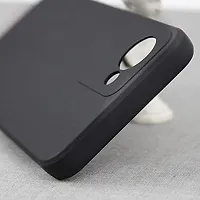 Back Cover for Realme C30 back glass Black Camera Bump Protector Silicon Pack of 1-thumb3