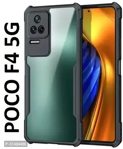 Back Cover for Poco F4 5G Black Pack of 1-thumb0