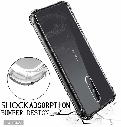 Back Cover for NOKIA 3.2 Transparent Grip Case Silicon Pack of 1-thumb2