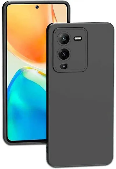 CELZO Silicon Back Cover Case for Vivo V25 Pro (5G) - Black