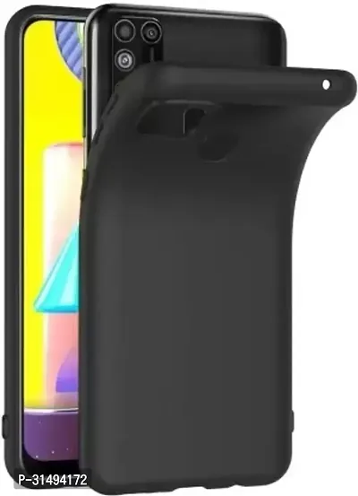 Back Cover for Samsung Galaxy M31 Black Grip Case Silicon Pack of 1-thumb4