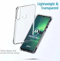 ROYALBASE Back Cover for Moto G8 Plus Transparent Grip Case Pack of 1-thumb1