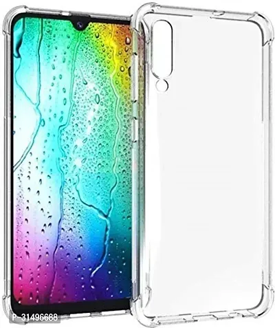 ROYALBASE Back Cover for Vivo U20 Transparent Grip Case Silicon Pack of 1