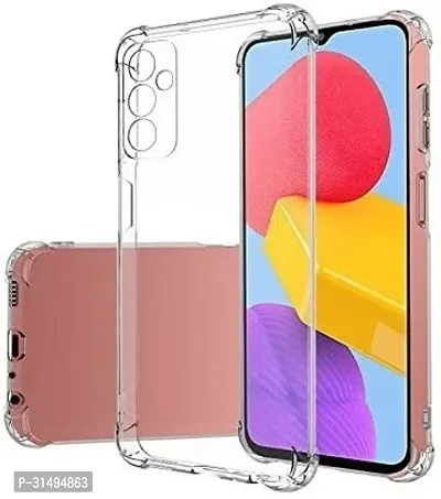 ROYALBASE Back Cover for Samsung Galaxy M13 4G Transparent Grip Case Silicon Pack of 1-thumb0