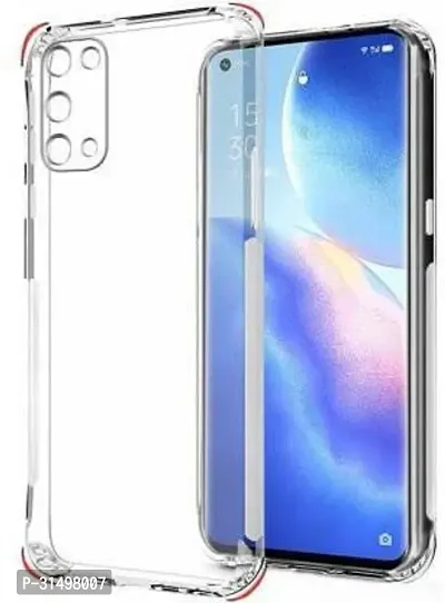 ROYALBASE Back Cover for OPPO RENO 5 PRO Transparent Grip Case Pack of 1-thumb0