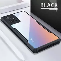 ROYALBASE Back Cover for Vivo T1 5G Vivo Y75 5GIQOO Z6 5G Black Camera Bump Protector Silicon Pack of 1-thumb1